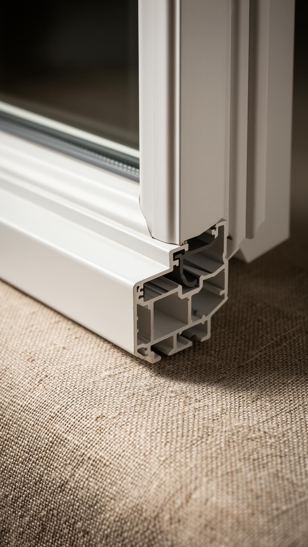 UPVC profile detail